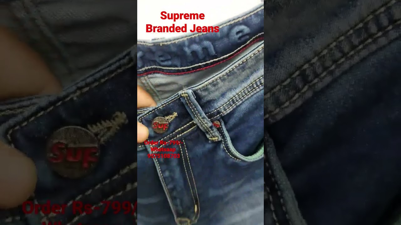 Supreme Branded Men's Jeans || Jeans Under 800 || Wholesale Price Jeans || Denim Bule Jeans