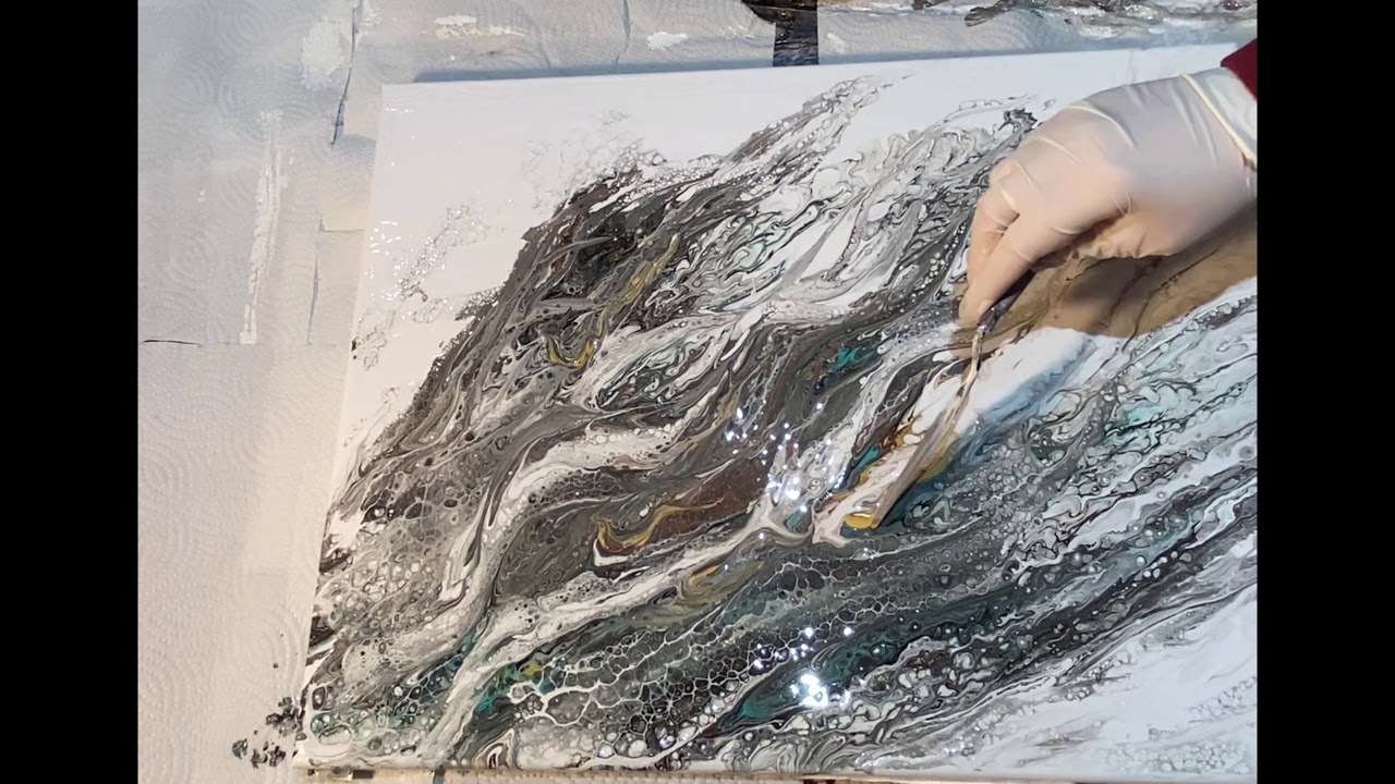 #acrylic #swipe#shicartstudio               Tilt and swipe techniques