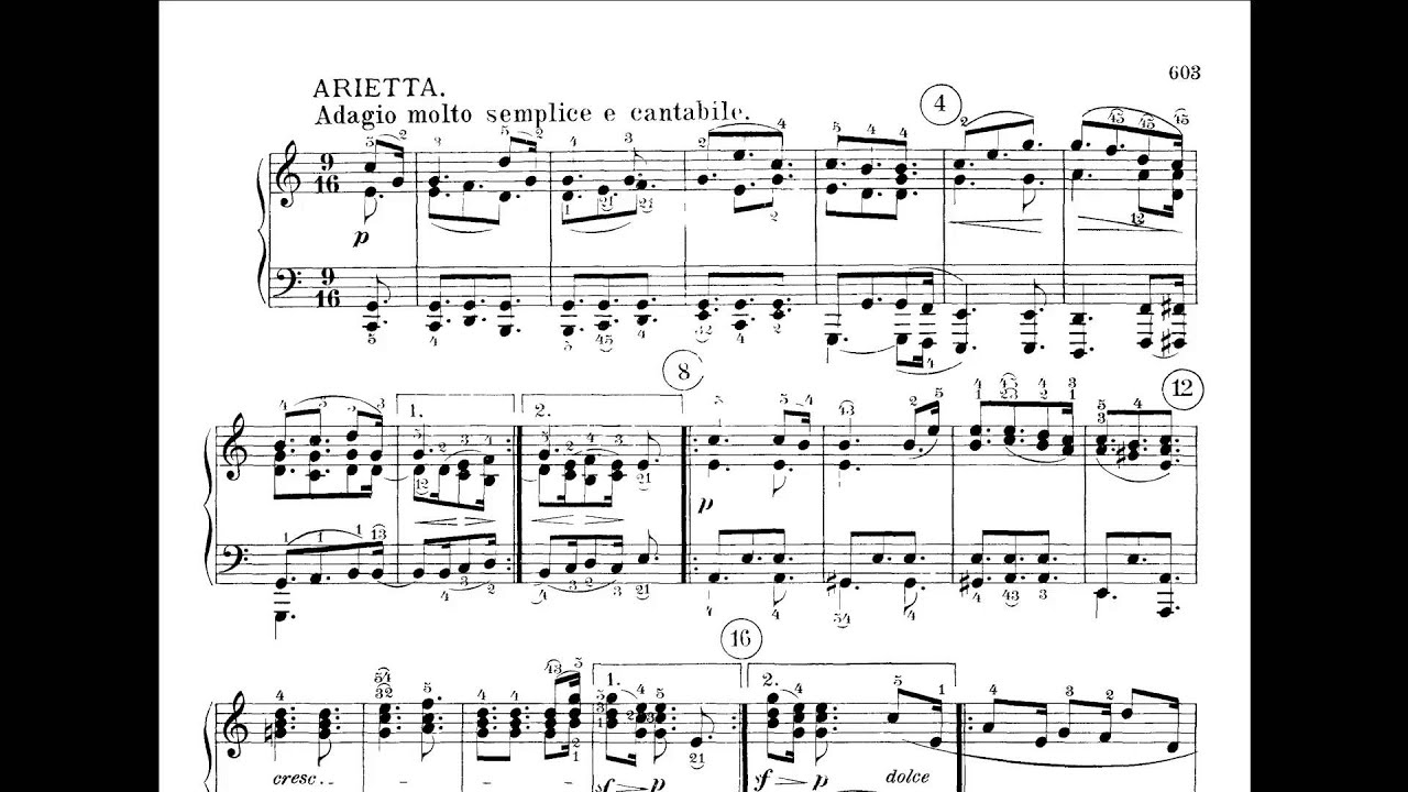 Beethoven - Piano Sonata No. 32 in C minor, op. 111 (Artur Schnabel)