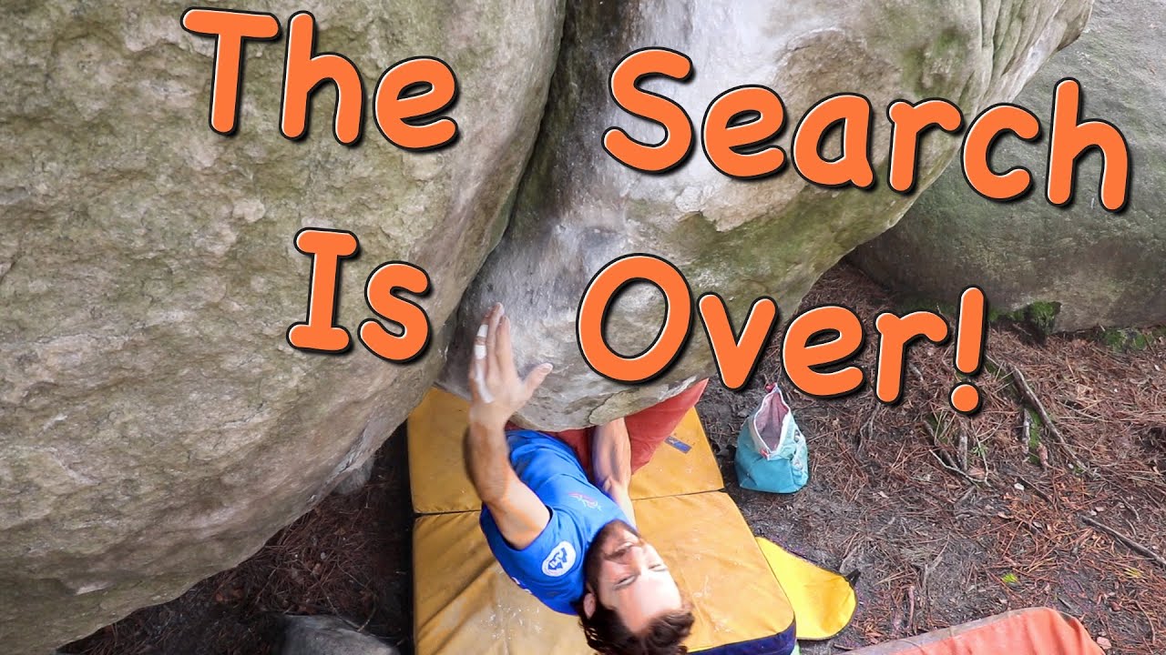 Fontainebleau Bouldering - Crazy Horse 7b