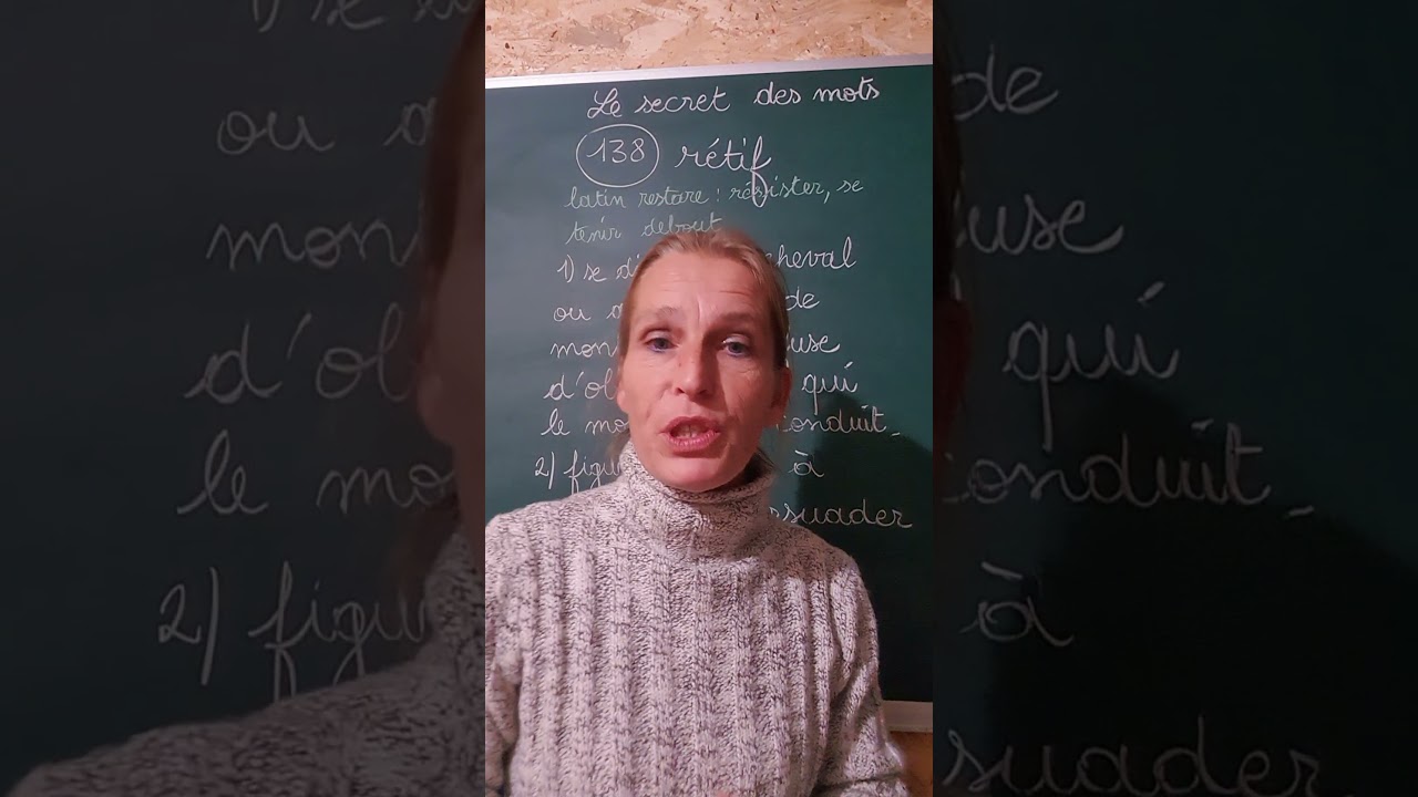 Le secret des mots.Numéro 138. rétif 