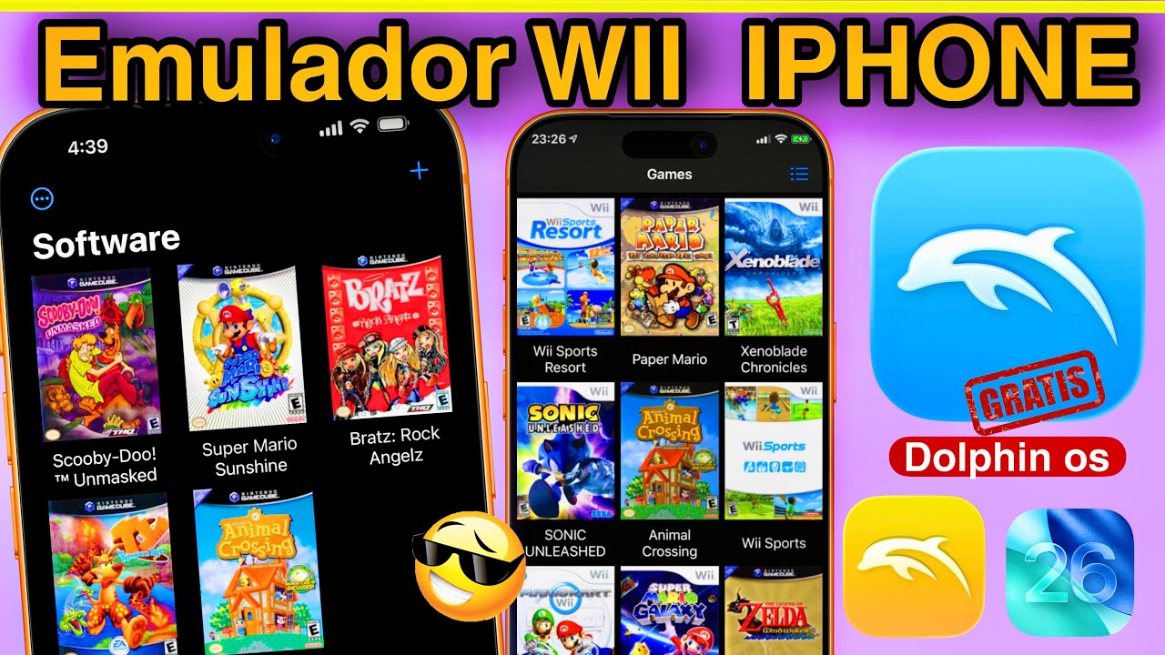 JUEGA juegos de WII y GAMECUBE en IPHONE DOLPHIN OS EMULADOR IOS 26