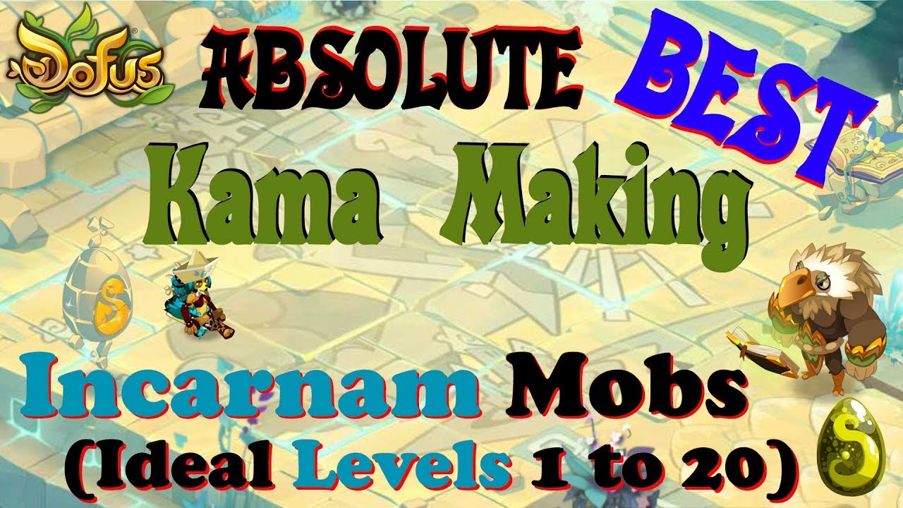Dofus (English) &ndash; How to make Kama&rsquo;s FAST &ndash; NO Profession Needed! Incarnam Area