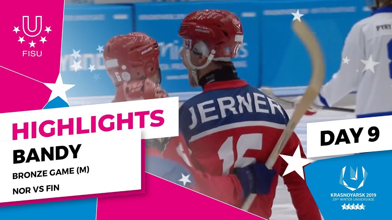 Highlights day 9 I Bandy Men Bronze Game NOR vs FIN | Winter Universiade 2019