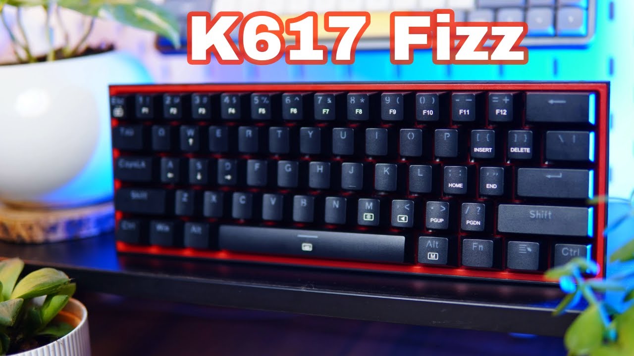 Redragon K617 Fizz | 60% Mechanical Budget Keyboard with Hotswap Switches | Honest Review