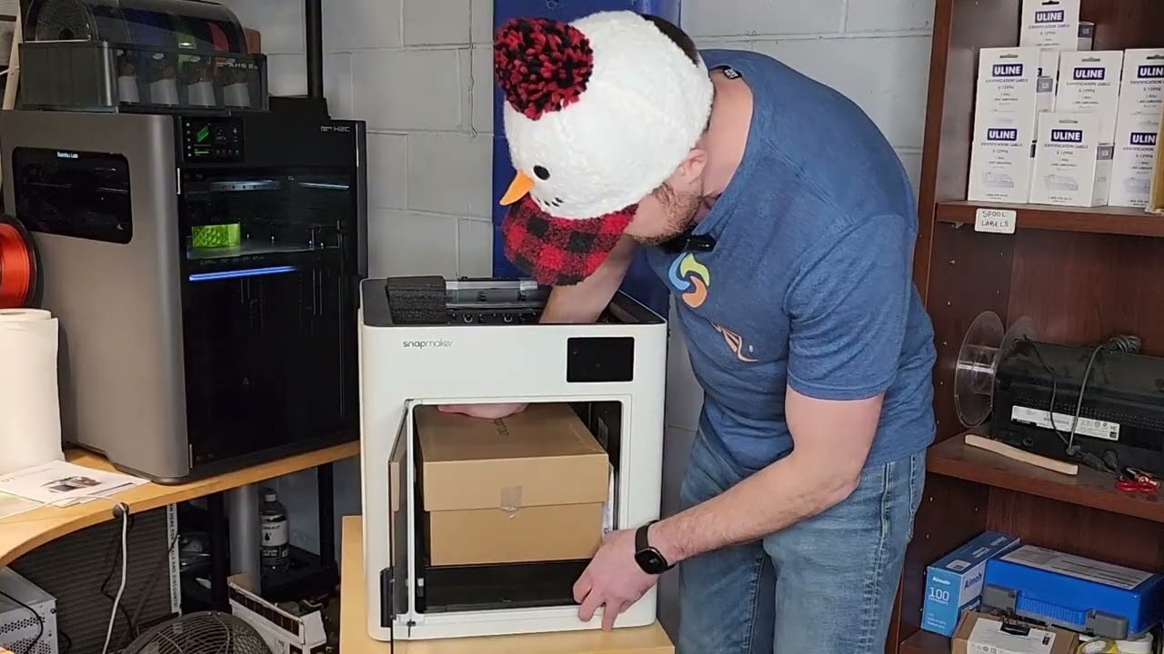 3D-Fuel Unboxes the Snapmaker U1 Toolchanger 3D Printer from Kickstarter