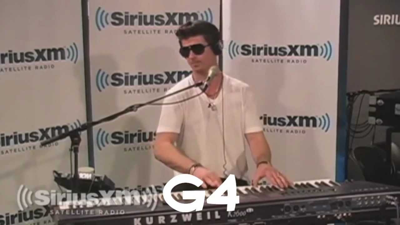 (HD) Robin Thicke - Live Vocal Range (G2 - Bb5)