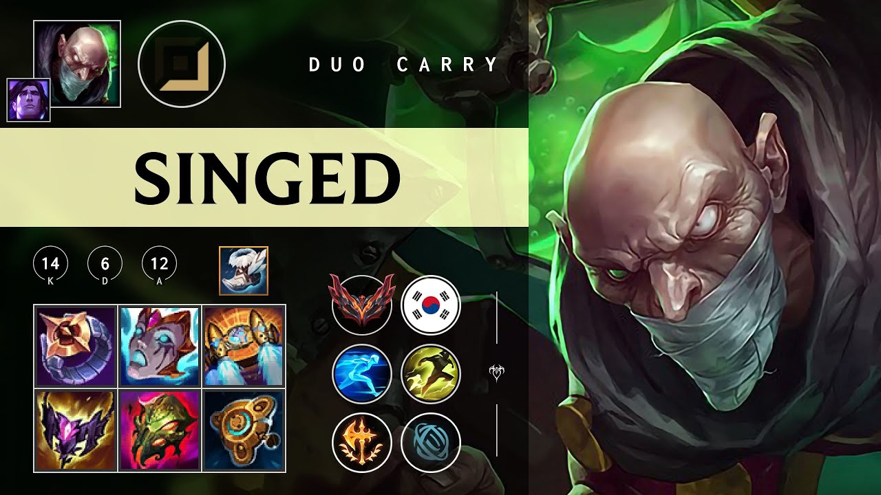 Singed Carry vs Kai'Sa - KR Grandmaster Patch 26.01