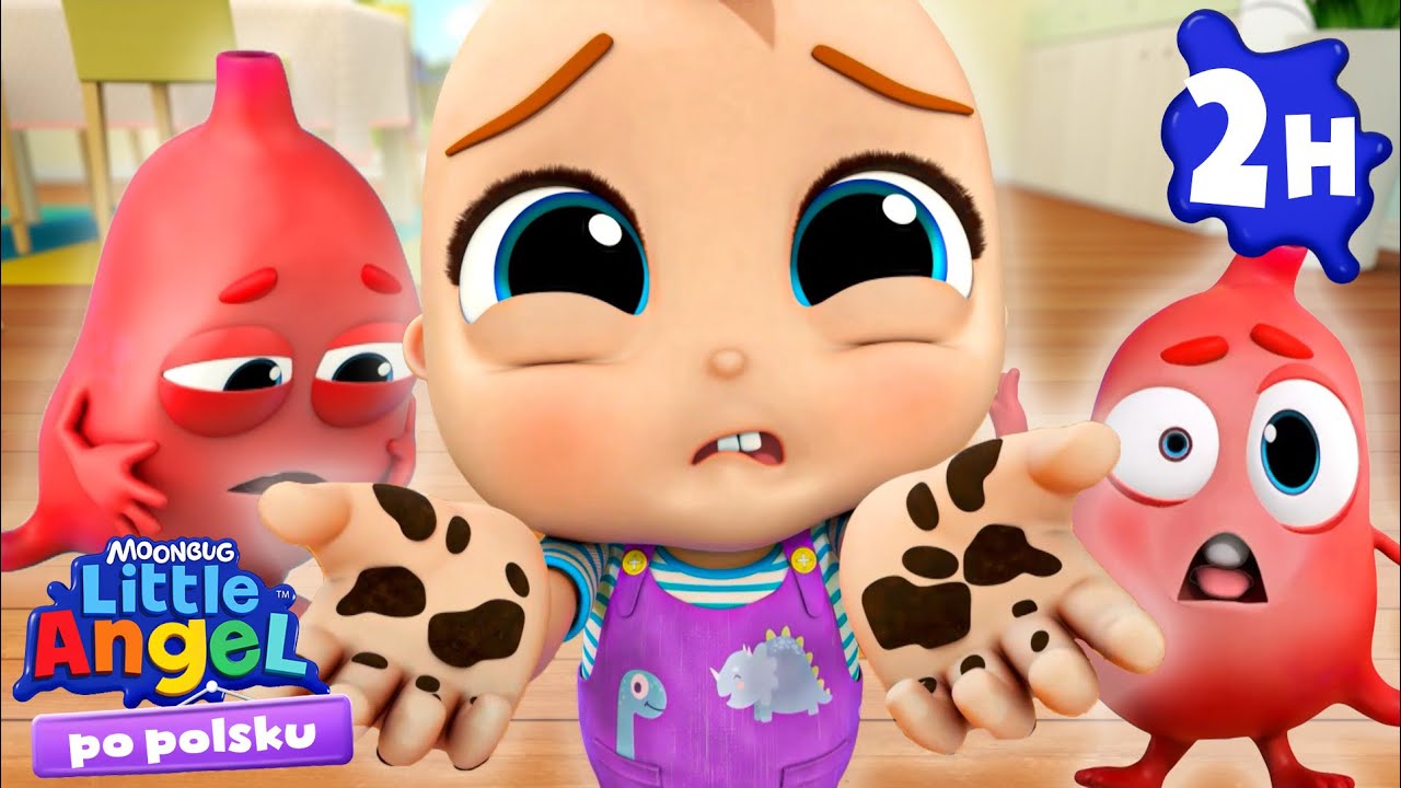 Coś się dzieje z moim brzuszkiem 🌡️| Little Angel 👼🏻 Bajki i piosenki dla dzieci po polsku
