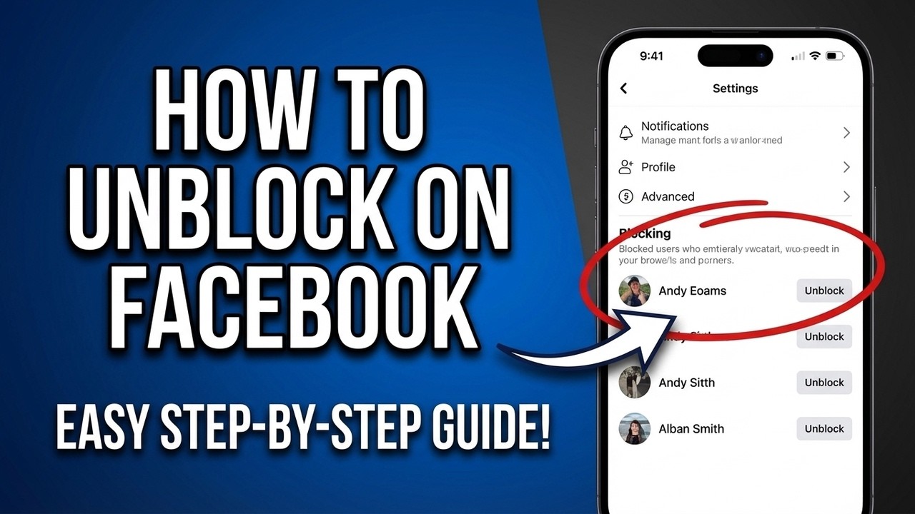 How to Unblock Someone on Facebook (2026 Official New Interface)