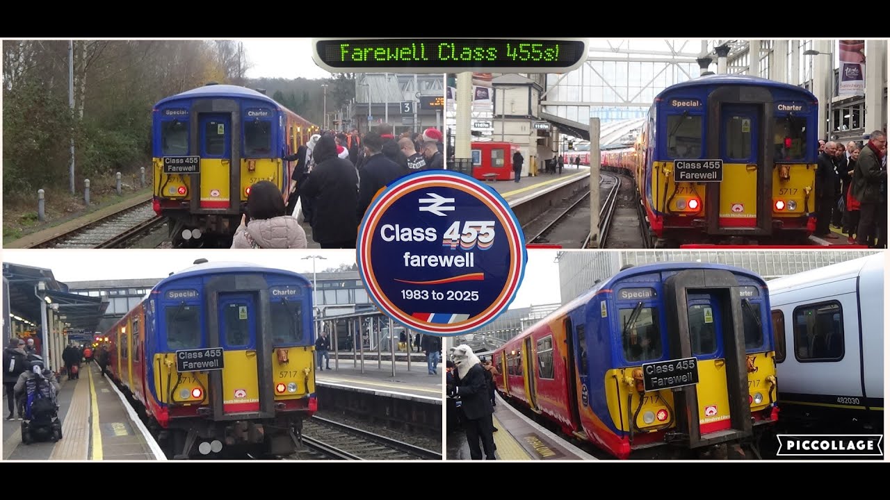 I have been on the class 455 Farewell tour!