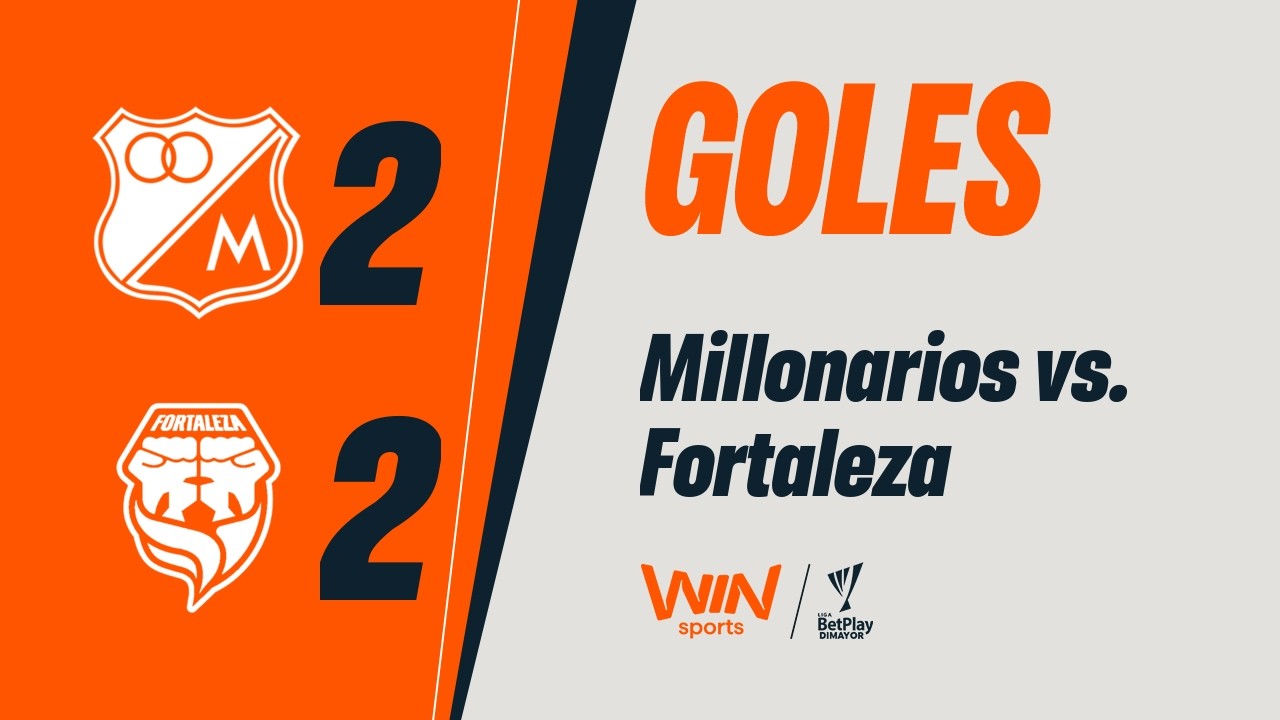 Millonarios vs. Fortaleza (goles) | Liga BetPlay Dimayor 2026-1 | Fecha 14