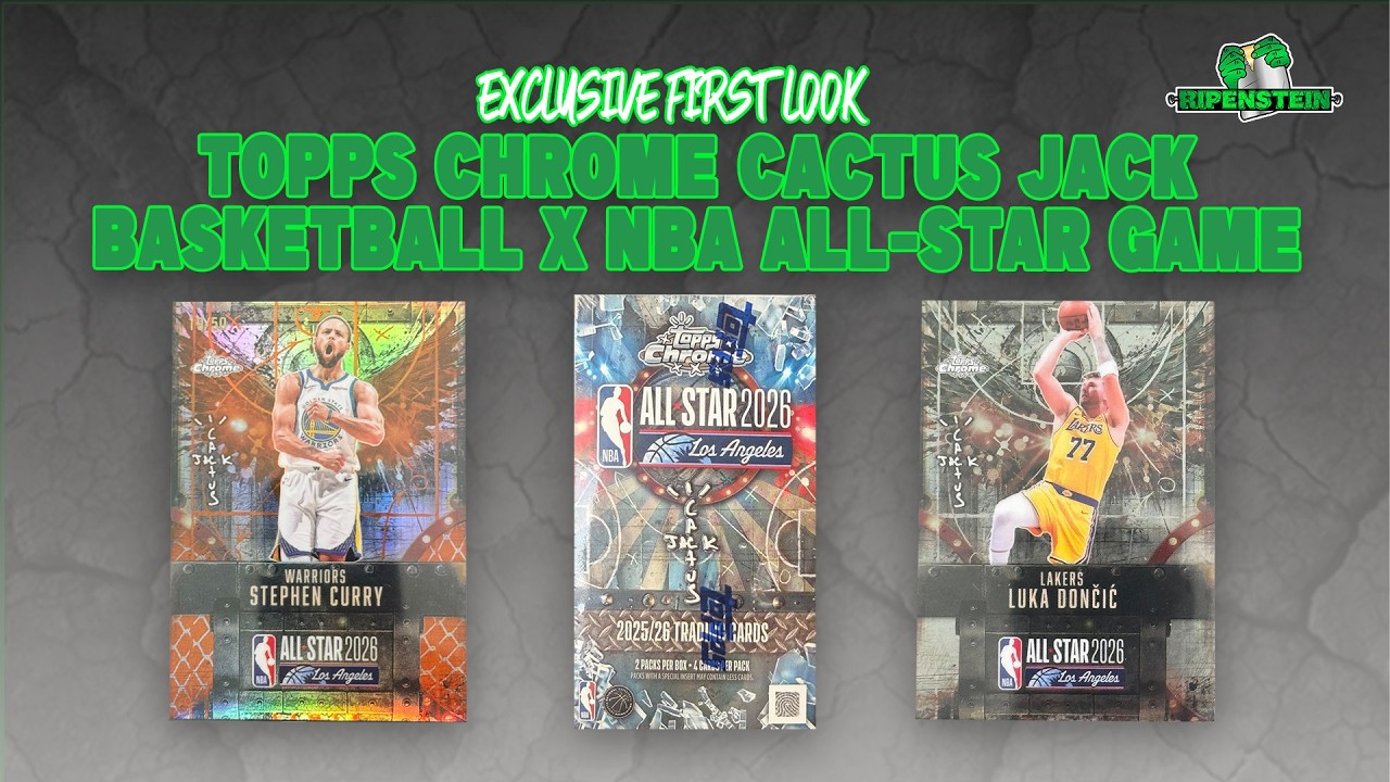 We Ripped Four 2025-26 Topps Chrome Cactus Jack x NBA All-Star Game Boxes | Ripenstein