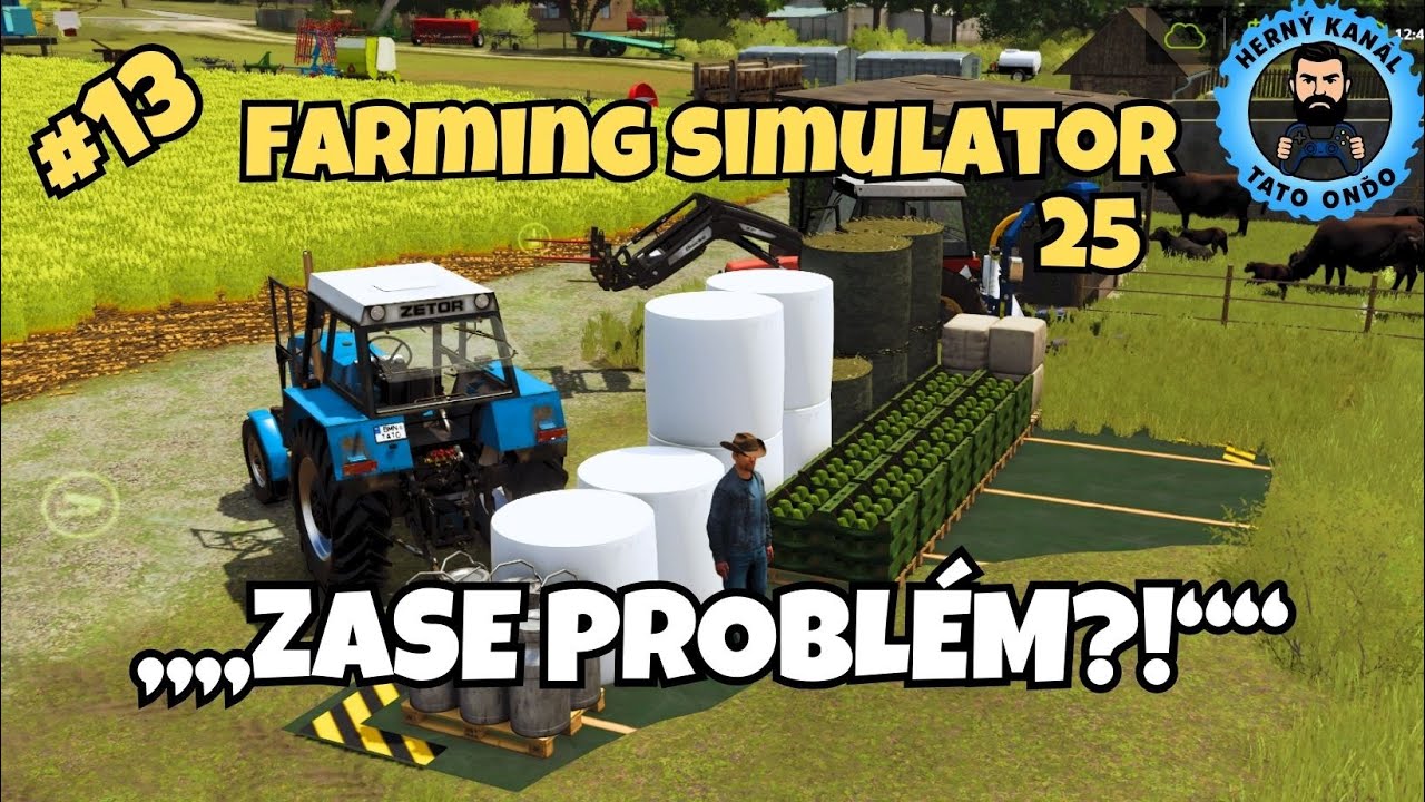FS25 EP13 | Všetko sa kazí 😅 Robotníci, sklad a nefunkčný pracovník