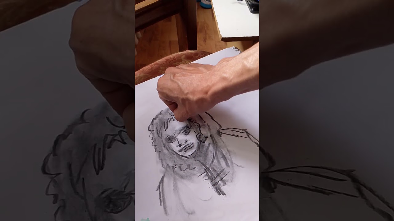 El maravilloso Carbón para bocetear rostro 