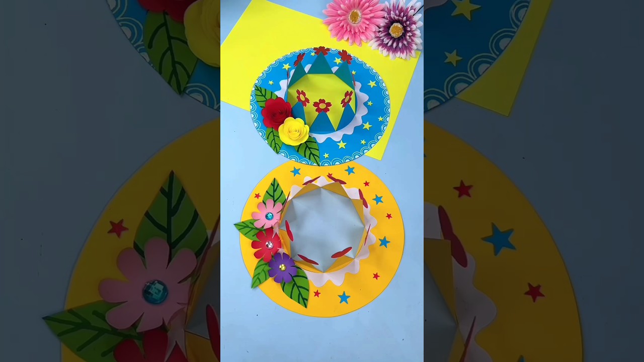 How to make paper hat #paper hat making#how to make paper cap#muntahasarts