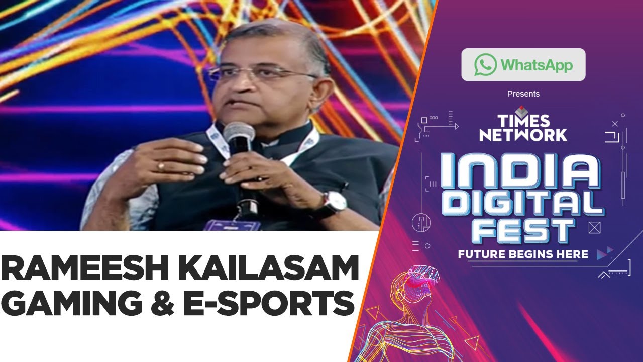 Rameesh Kailasam On Gaming And E-Sports | India Digital Fest 2023 | IDF2023