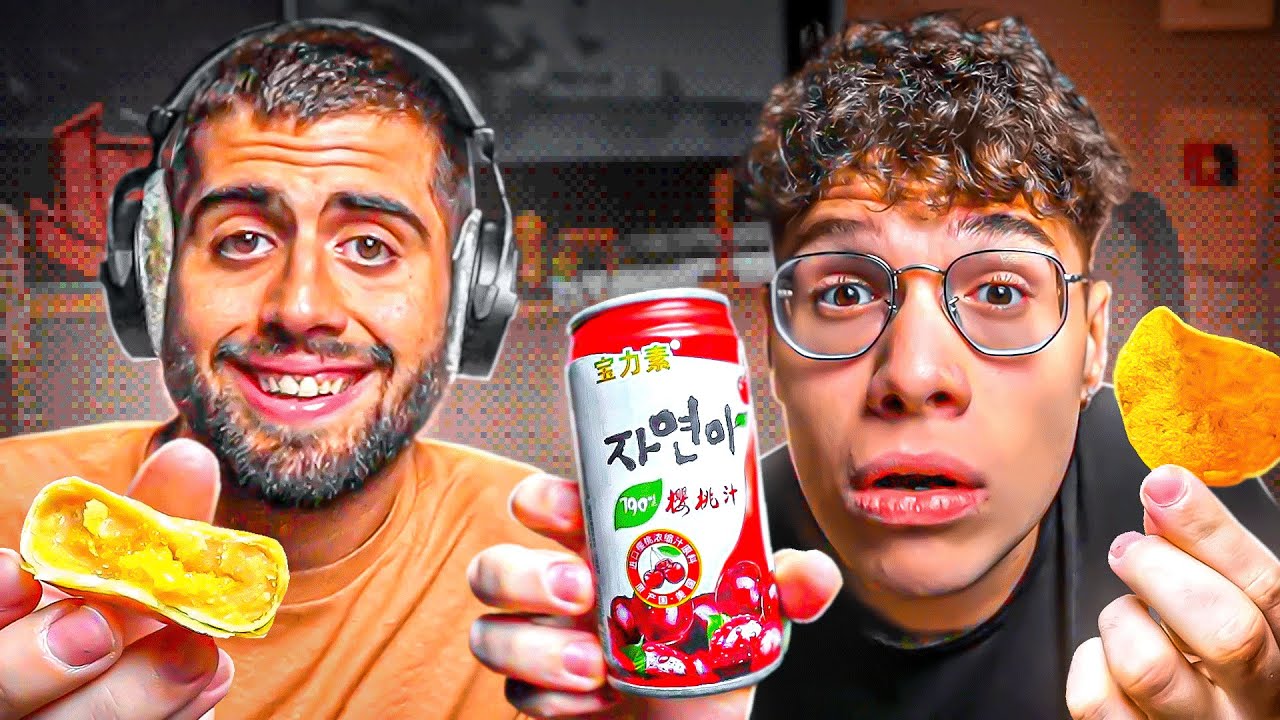 probando comida muy rara 🤢
