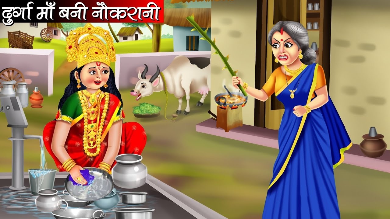 दुर्गा माँ बनी नौकरानी | Durga Maa Bani Naukrani | Hindi Kahani