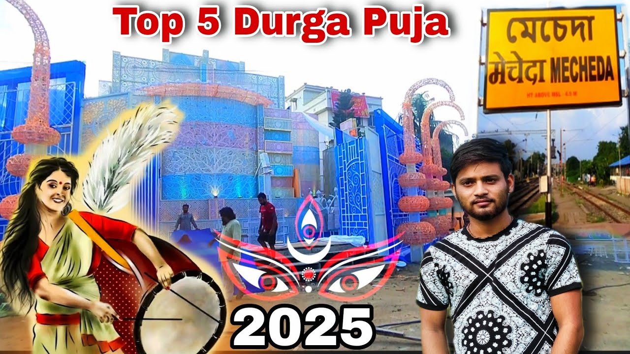 I Visited the Most Extravagant Durga Puja Celebrations in Mecheda  India