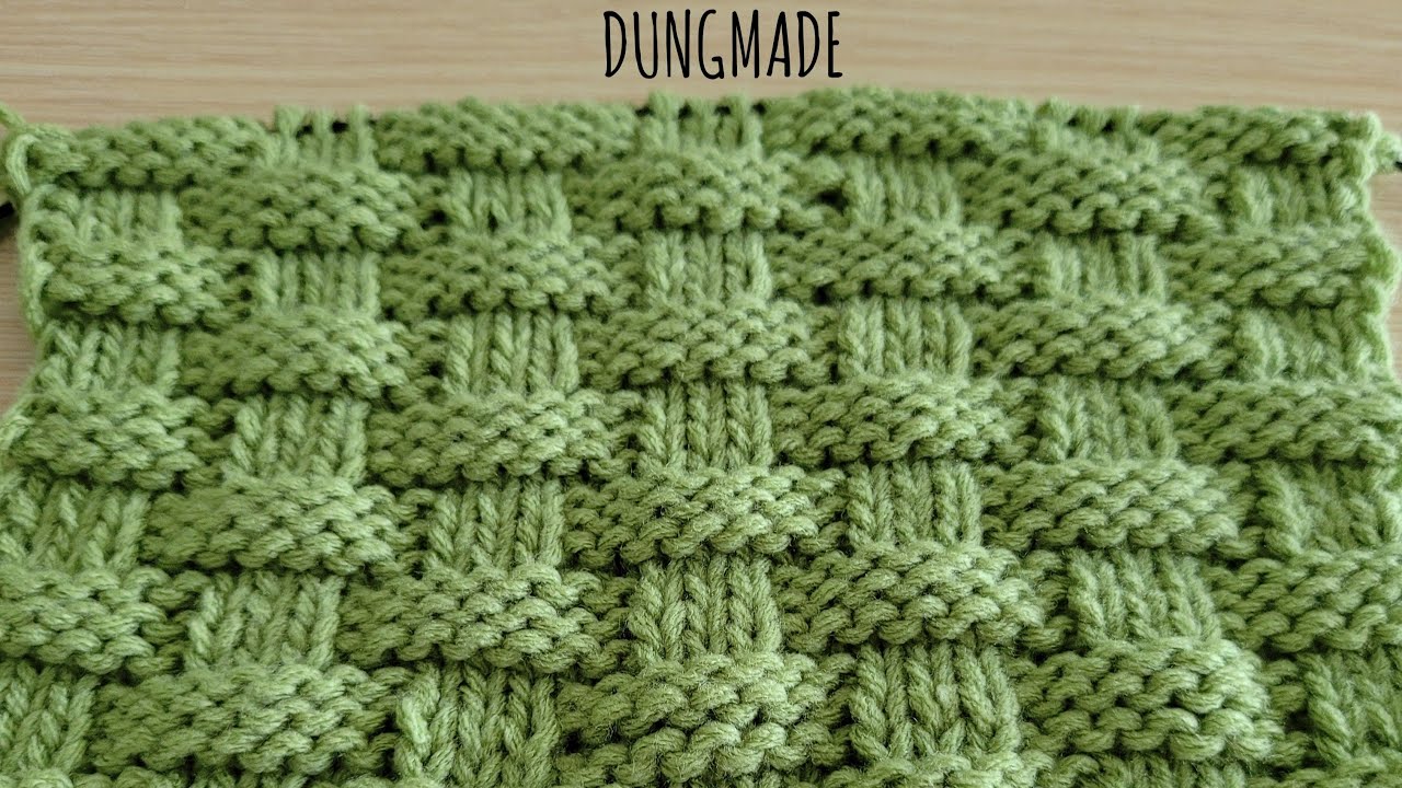 Đan khăn đơn giản đẹp - Knit simple scarf