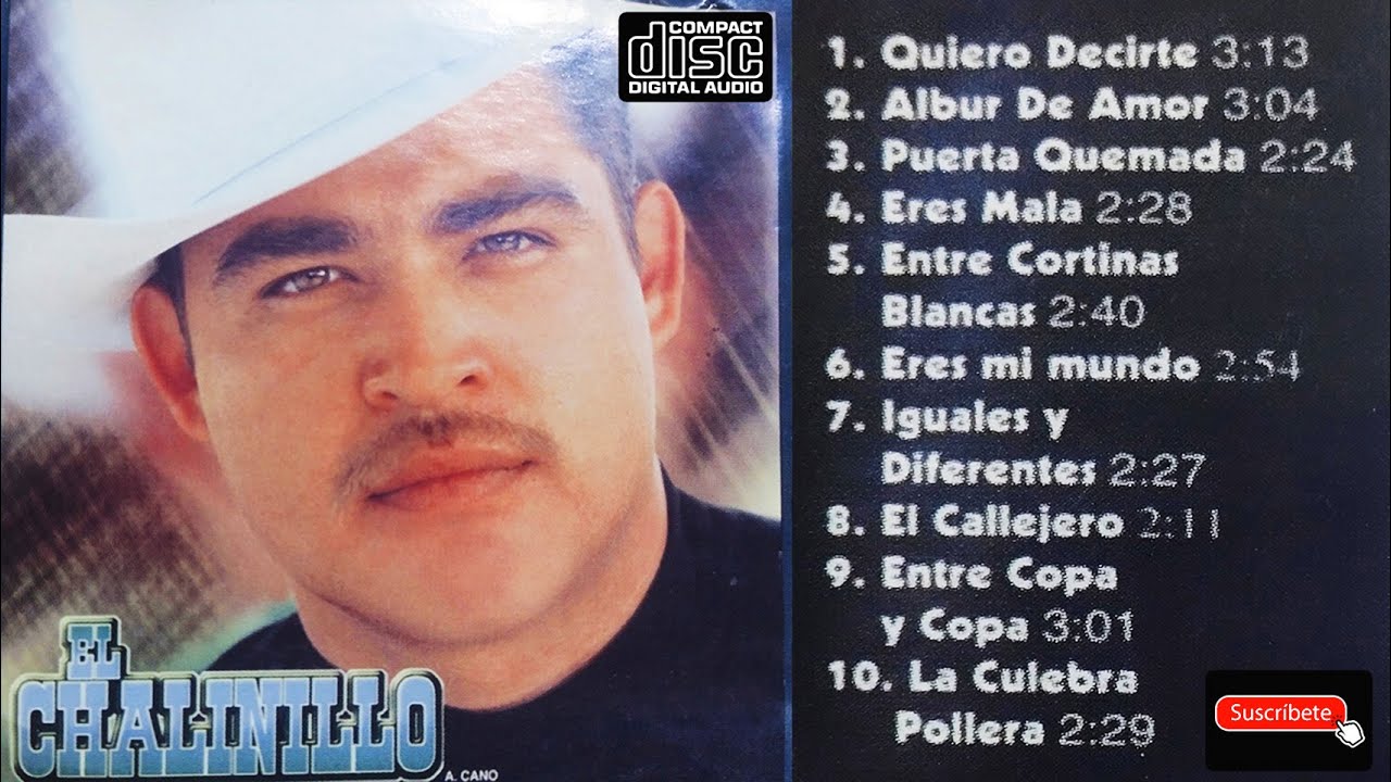 A  CANO  EL CHALINILLO  ALBUM  QUIERO DECIRTE. Con Banda SINALOENSE..