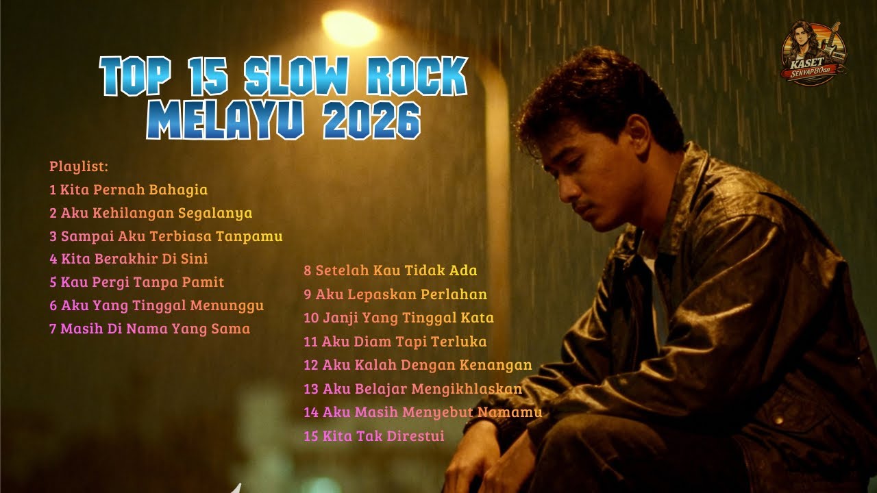 SLOW ROCK MELAYU TERBARU 2026 💔 Patah Hati - Aku Diam Tapi Terluka Cocok Untuk Menemani Hari