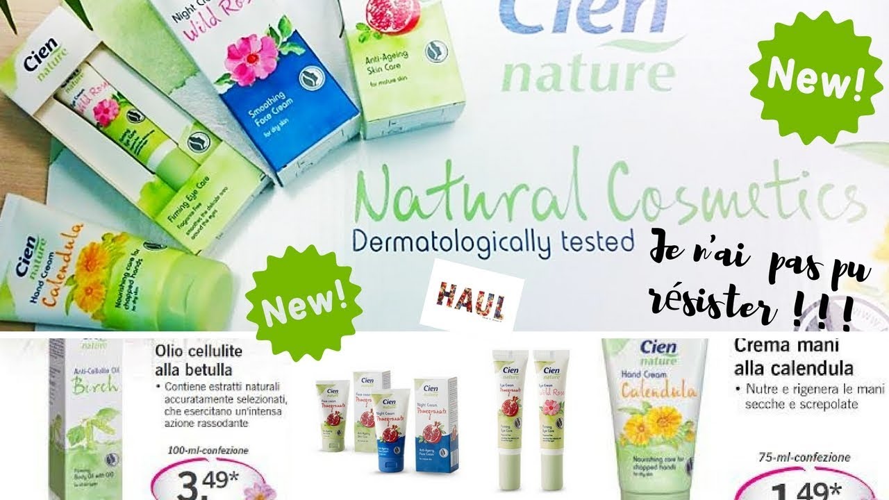 ★ [ NEW] ★ 🌹 CIEN NATURE🌹 DE CHEZ LIDL ✌︎