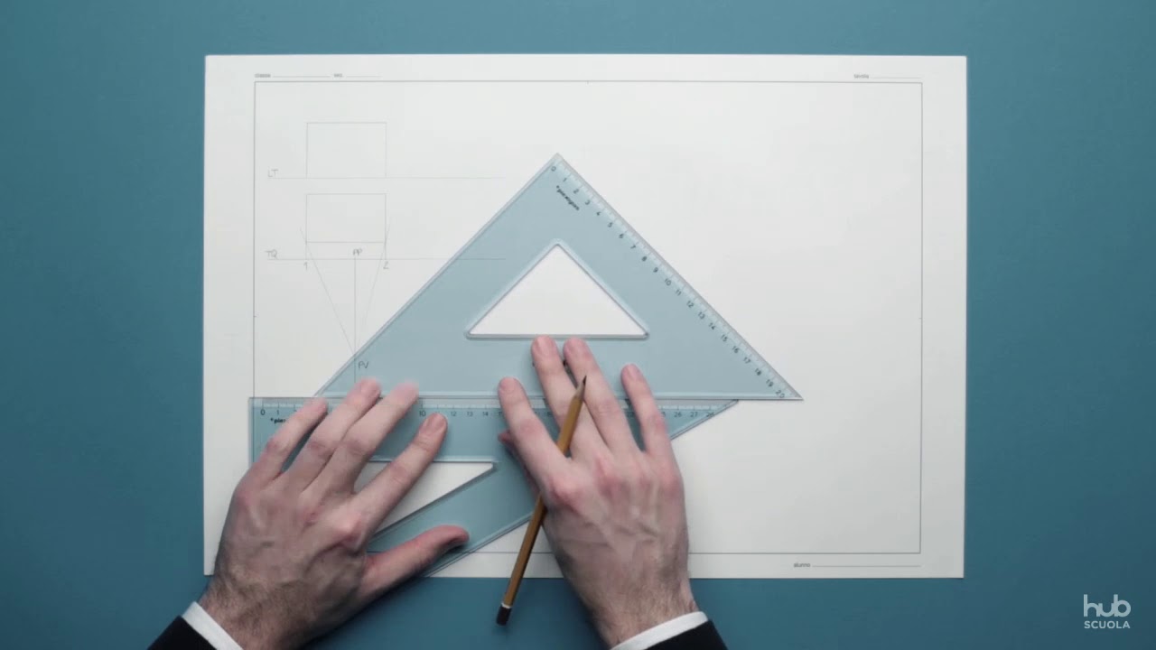 Prospettiva centrale (o frontale) di un parallelepipedo