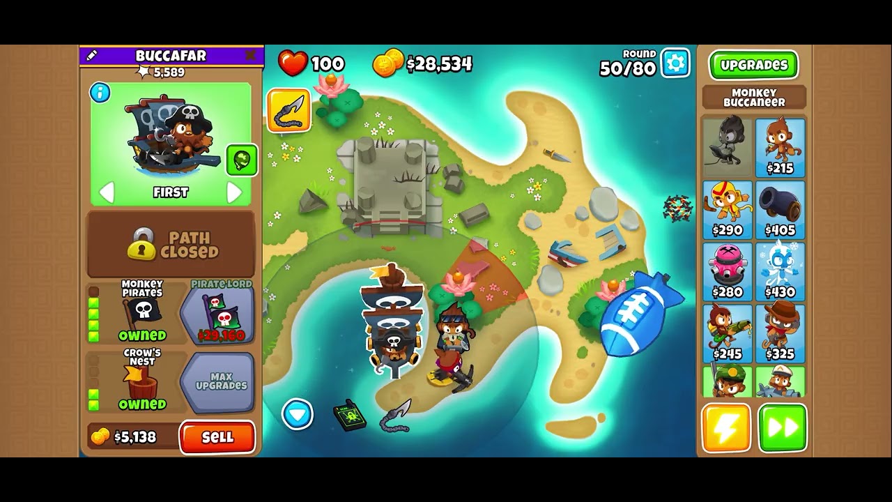 BTD6 Netflix lotus island hard mode