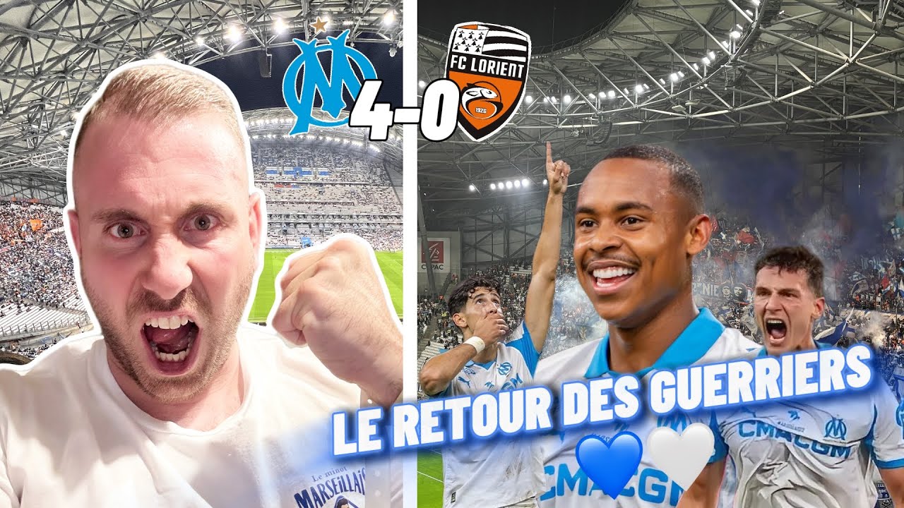 OM 4-0 FC LORIENT : UNE VICTOIRE SANS PITIÉ AVANT MADRID 😱