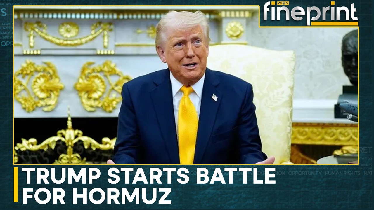 US Launches Blitz to Reopen Hormuz Strait |8,000 Service Members Deployed | WION FINEPRINT