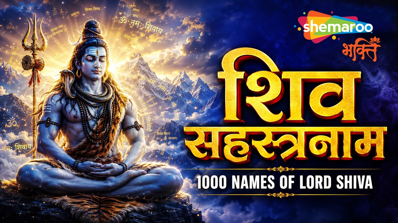 Shiv Sahastra Naam | 1000 Names of Lord Shiva | भगवान शिव के 1000 नाम | Shiva Sahasranama Stotram