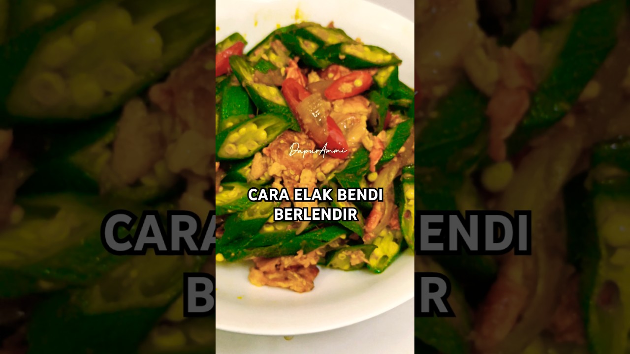 RESEPI BENDI GORENG TELUR/TIPS BENDI TIDAK BERLENDIR