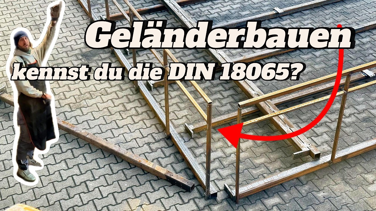 Stahlbau: Podest/Balkon selber bauen, Geländer Schweißen, Treppengeländer, Stahl Geländer