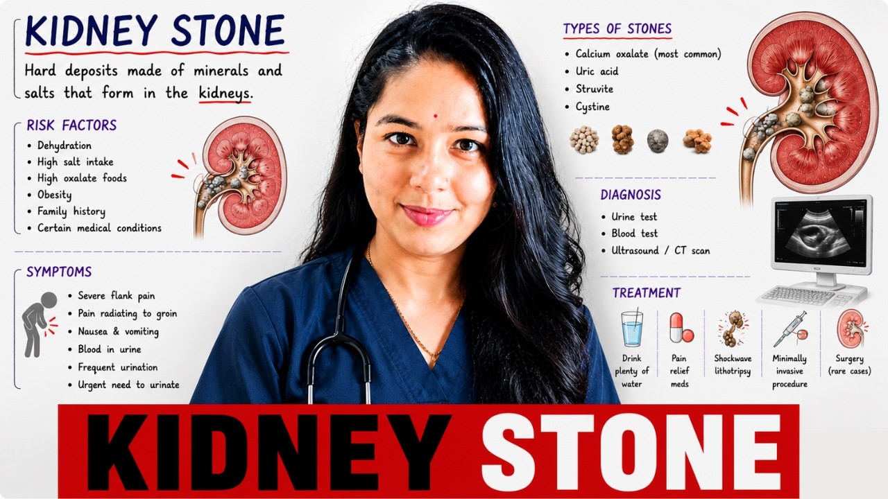 kidney stone II RENAL STONE causes symptoms treatment