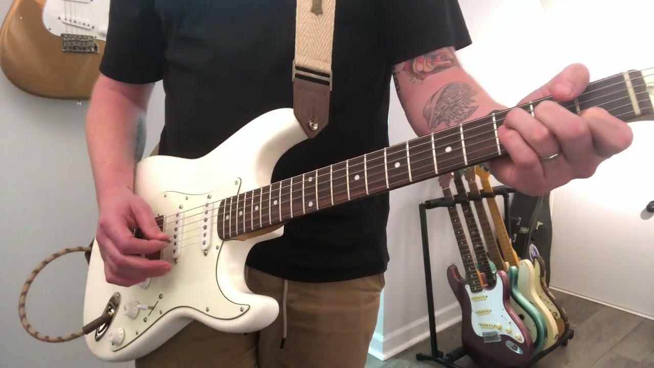 Hosanna - Hillsong - electric guitar play through (key of C)