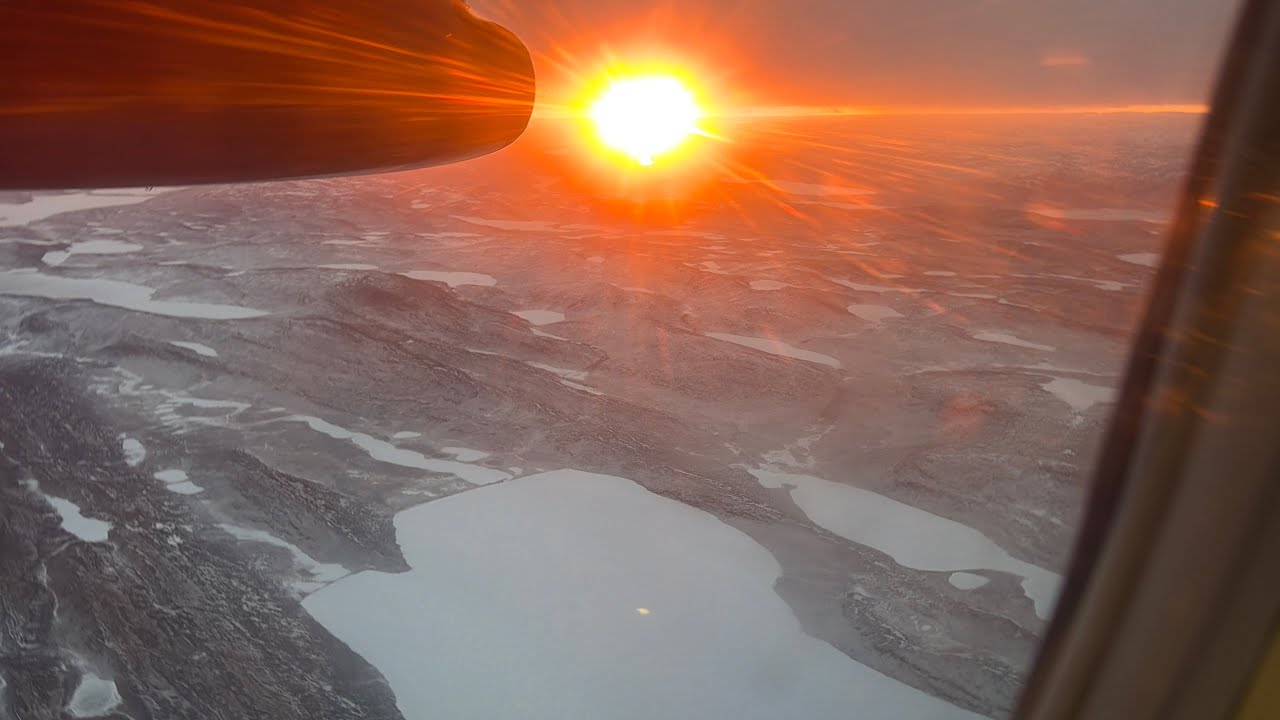 ✈️ 🇬🇱 Flight from Ilulissat to Kangerlussuaq (Greenland)