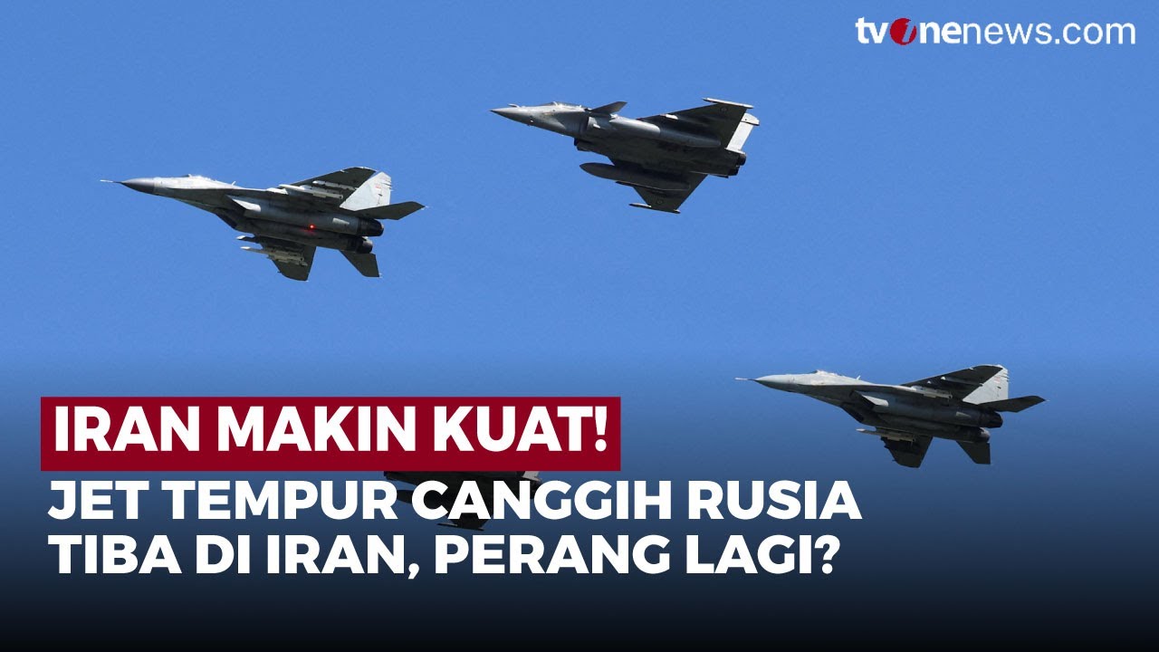 Jet Tempur MiG-29 Rusia Mengudara di Iran, Sinyal Perang Lawan Israel? | OneNews Update