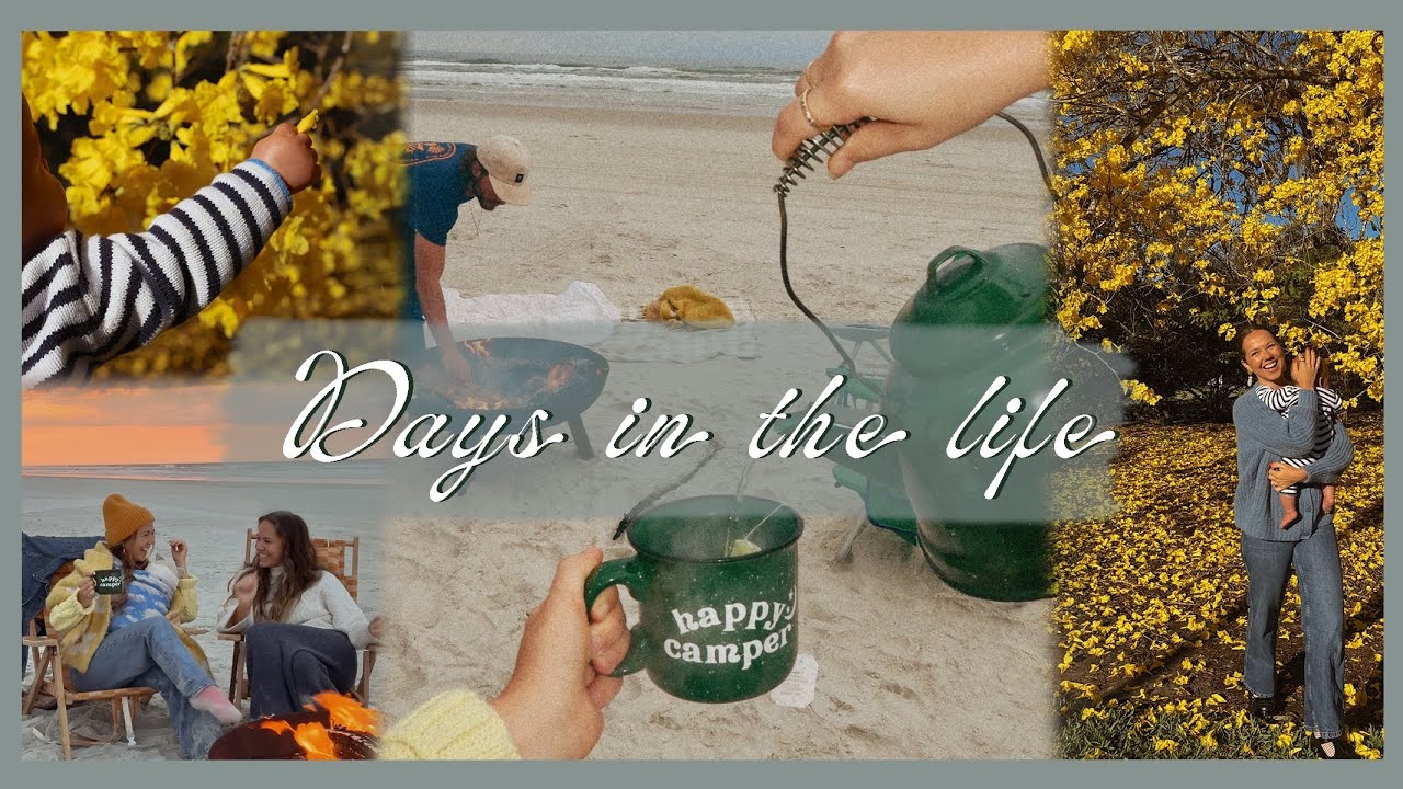 FEBRUARY DAYS |  time in nature, cozy at home, & beach bonfire!