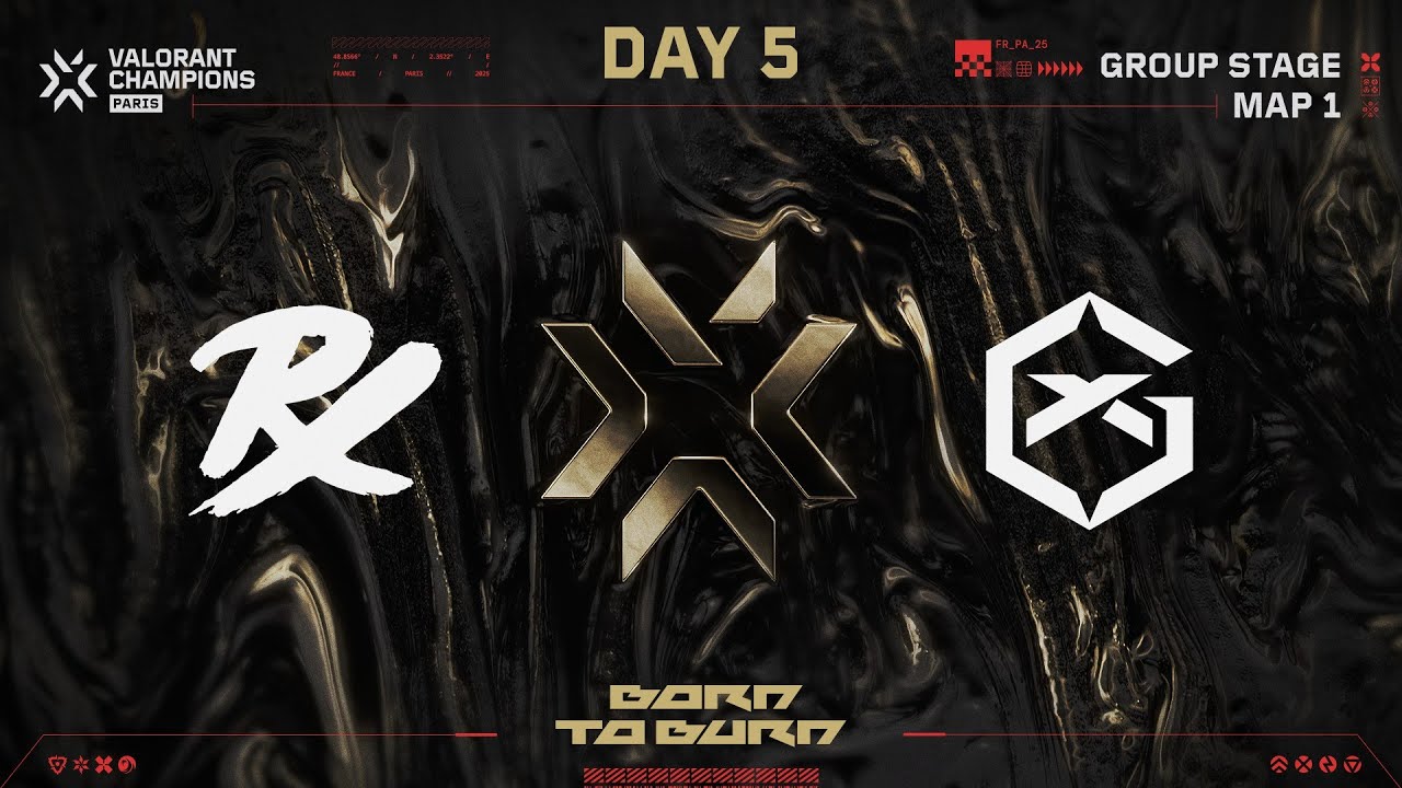PRX vs. GX — VALORANT Champions Paris — Group Stage — Map 01