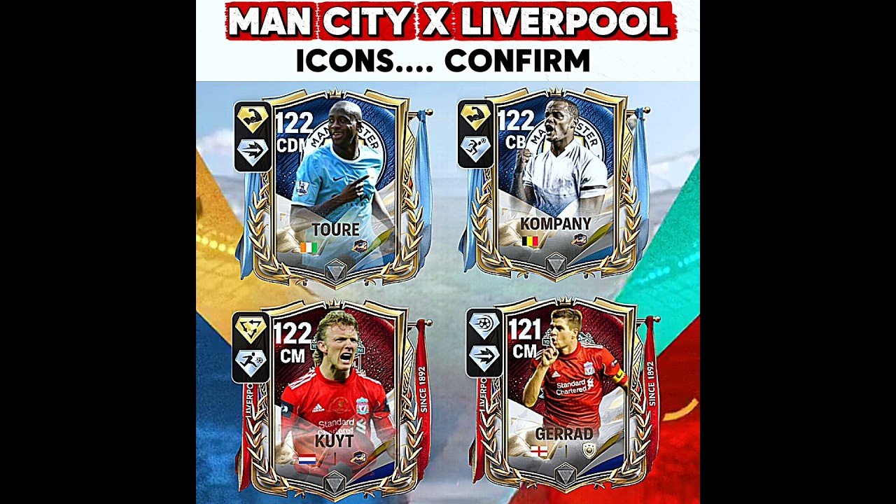 ИКОНЫ МАН СИТИ И ЛИВЕРПУЛЯ! 🤯🔥 #eafc #fifamobile #eafc23 #fifa24 #eafc25 #fifa26 #easportsfc