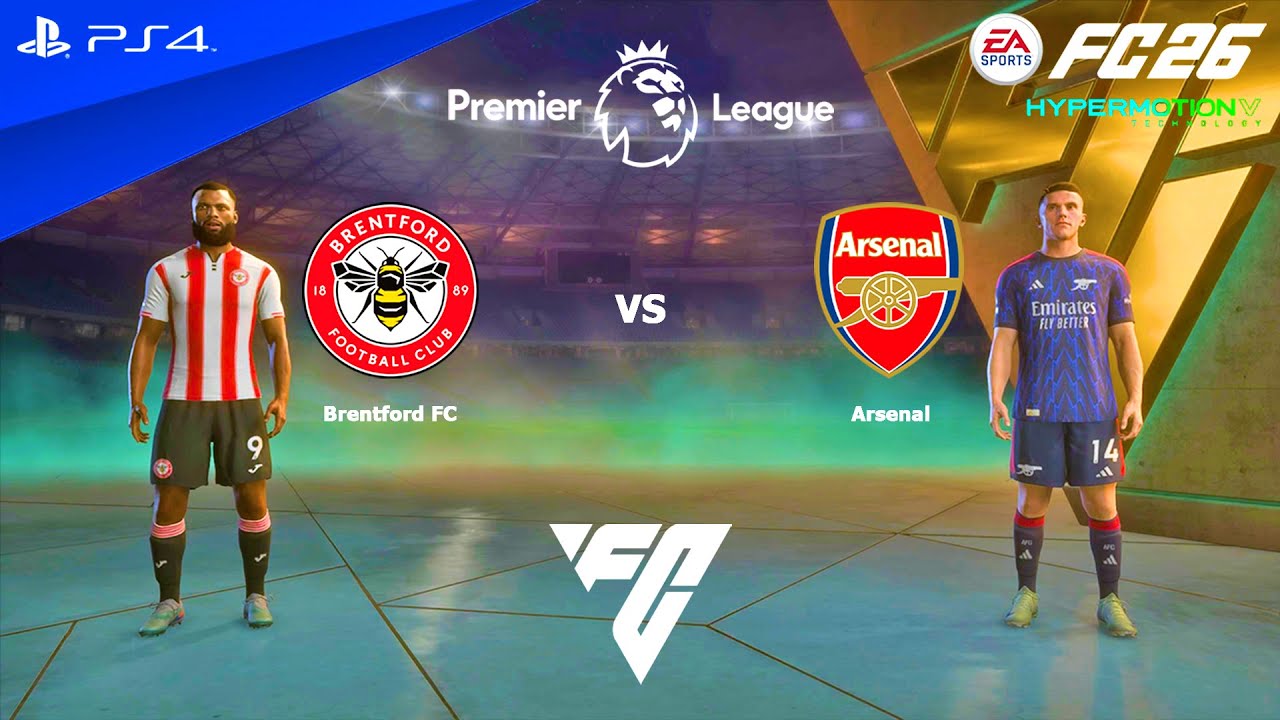 FC 26 PS4 — Брентфорд против Арсенала | Премьер-лига 25/26