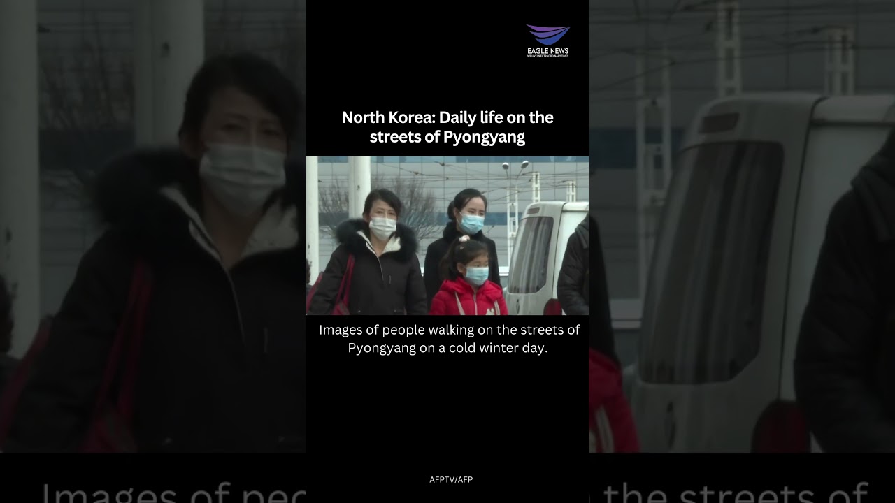 North Korea Daily life on the streets of Pyongyang