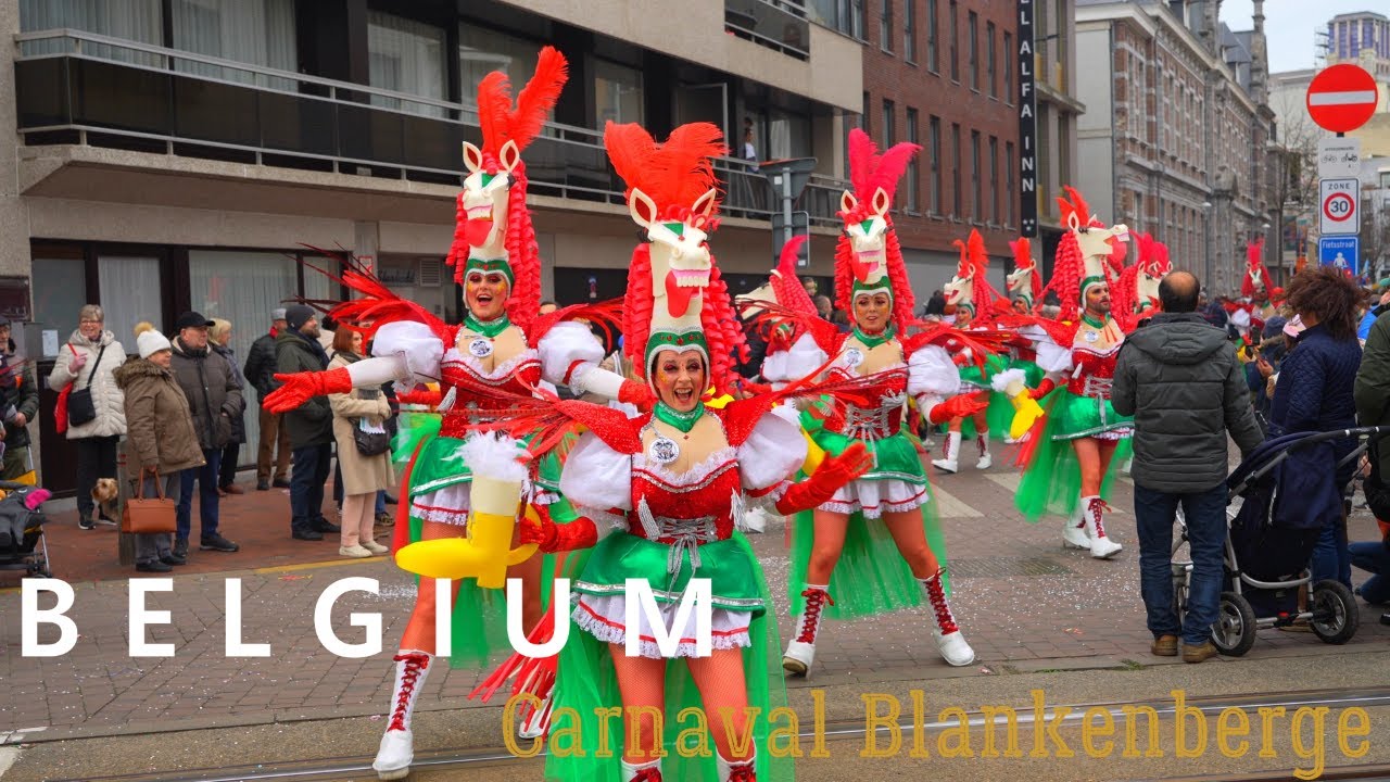 Carnaval parade Blankenberge België2023 - de volledige stoet (4K)