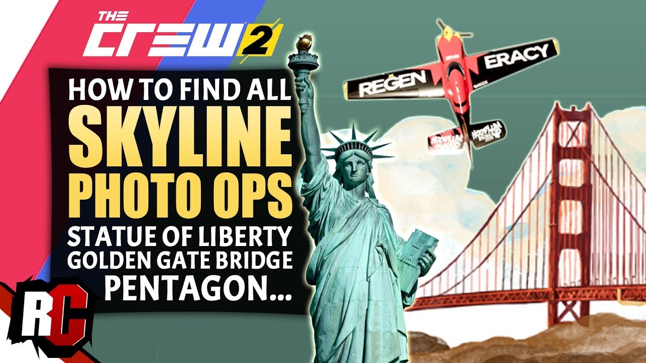 The Crew 2 | All SKYLINE Photo Ops Locations (Easy Fans and Money / Completing Photo Op Challenges)