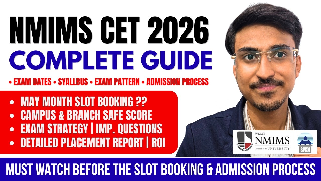 NMIMS CET COMPLETE GUIDE | DETAILED PLACEMENT REPORT | NMIMS MUMBAI | MHT CET JEE 2026 