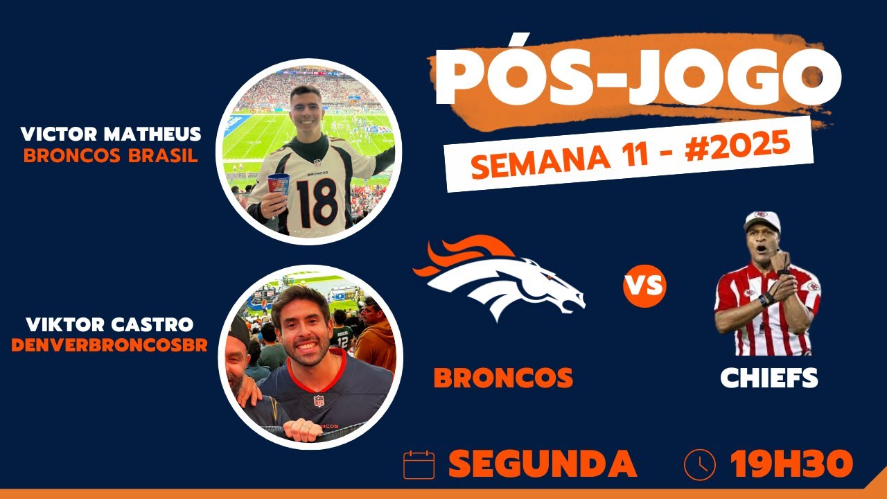 AN&Aacute;LISE DO JOGO - SEMANA 11 #NFL2025: CONTRA TUDO E CONTRA TODOS: VIT&Oacute;RIA DENVER BRONCOS