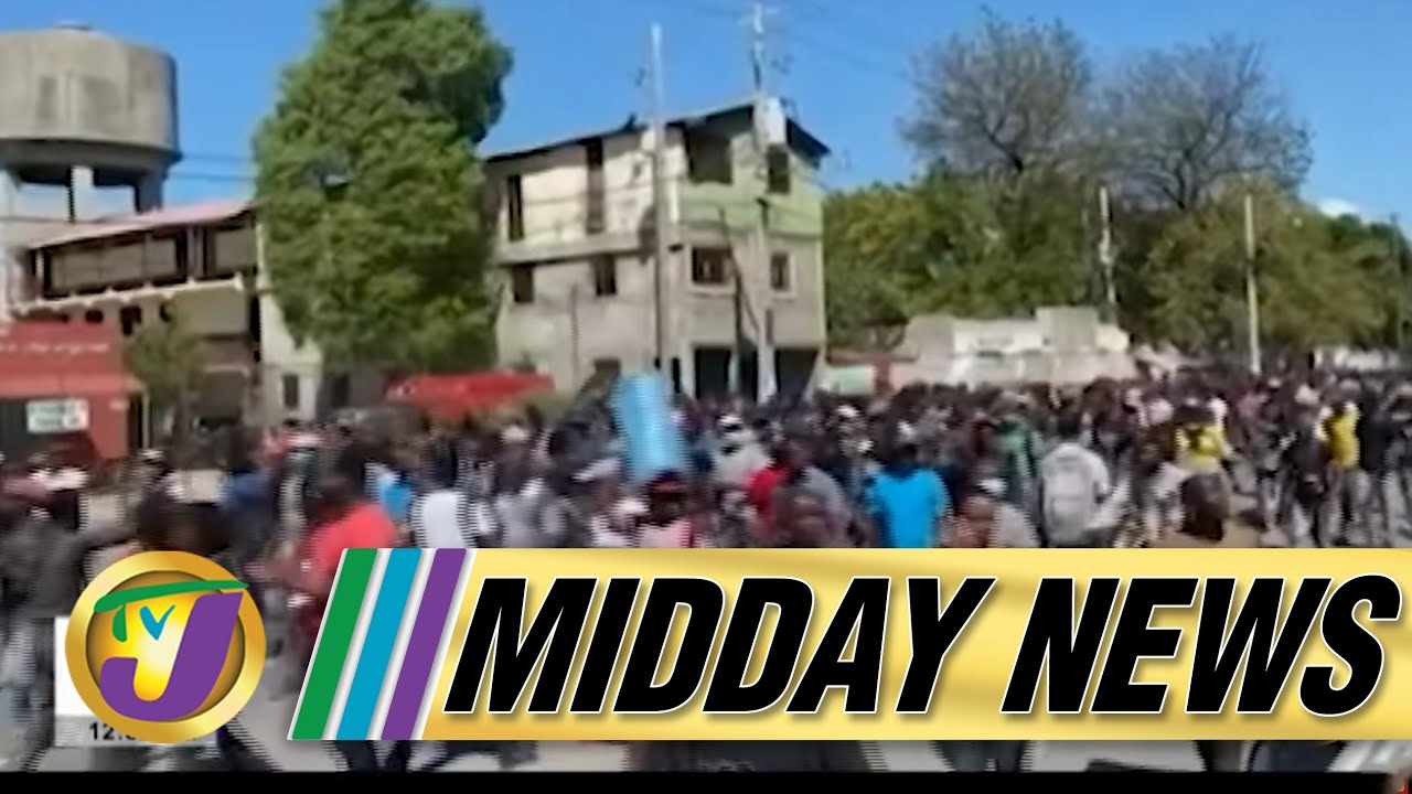 Intense Gun Battle in Haiti | Vaccination Struggle Continues in Jamaica | TVJ Midday News