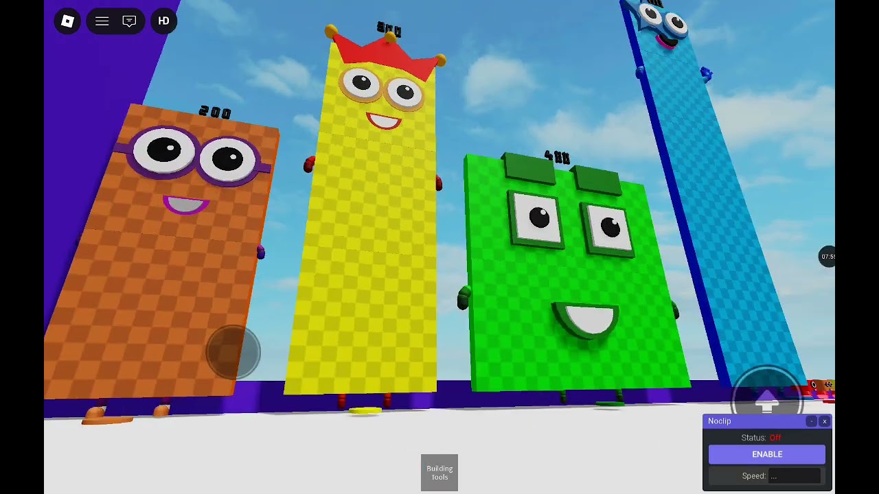 Playing new ultimate numberblocks rp / part 1 most polar video not made for kids